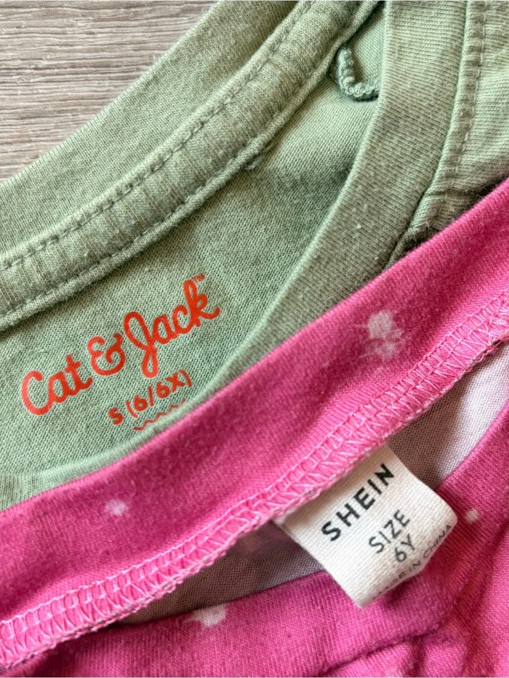 Cat & Jack/SHEIN little girls tees